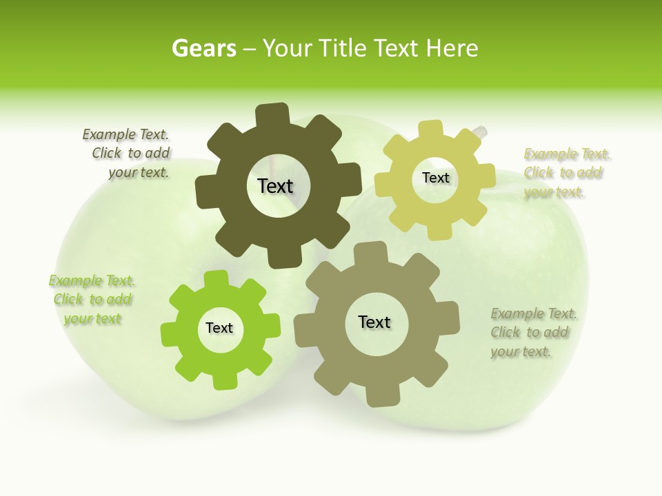 Row Isolated Three PowerPoint Template