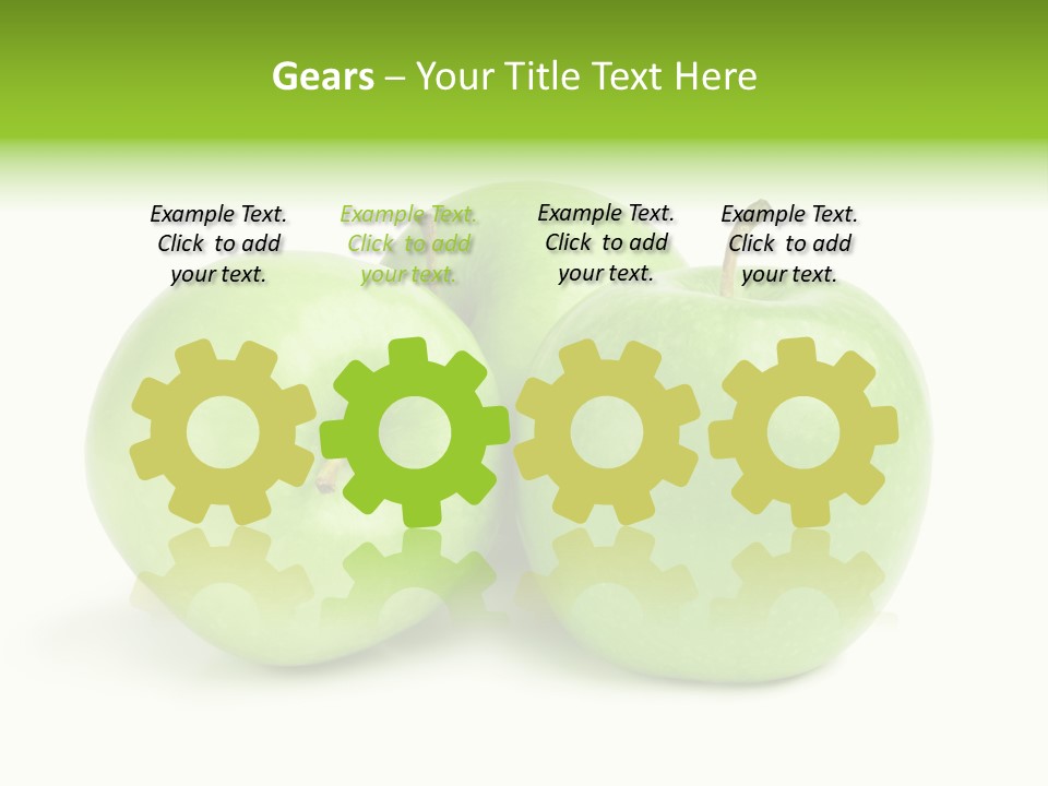 Row Isolated Three PowerPoint Template