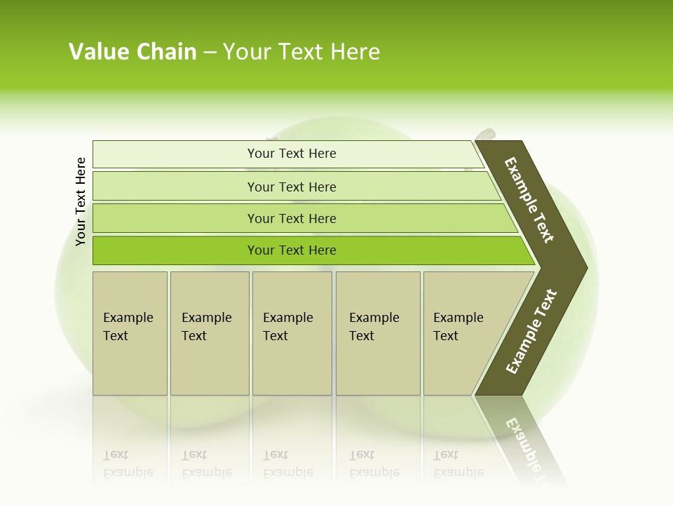 Row Isolated Three PowerPoint Template