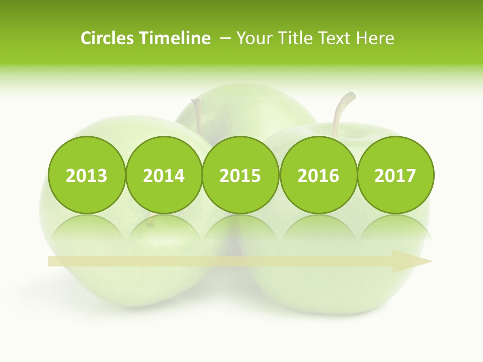 Row Isolated Three PowerPoint Template