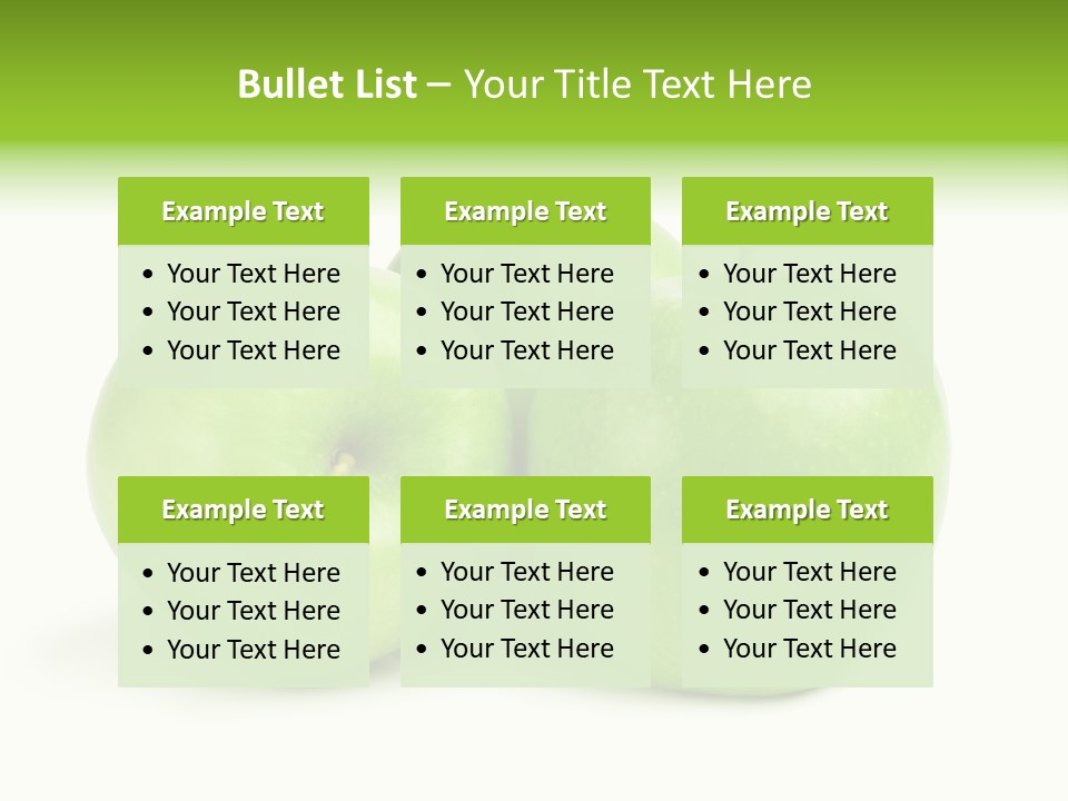 Row Isolated Three PowerPoint Template