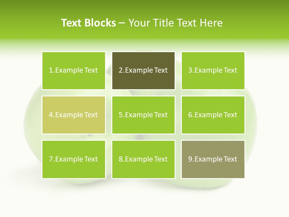 Row Isolated Three PowerPoint Template