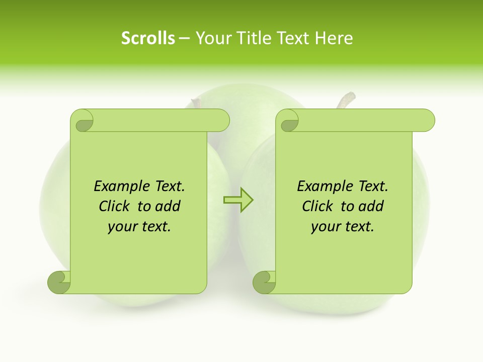 Row Isolated Three PowerPoint Template