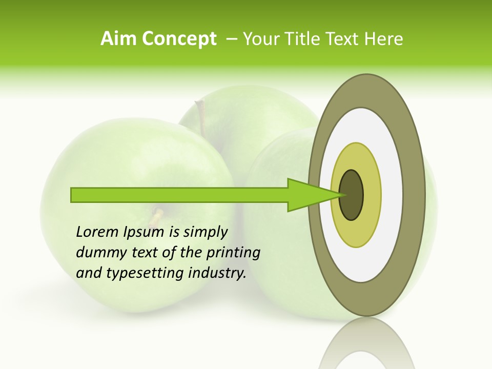 Row Isolated Three PowerPoint Template