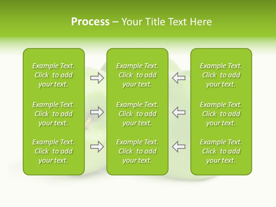 Row Isolated Three PowerPoint Template