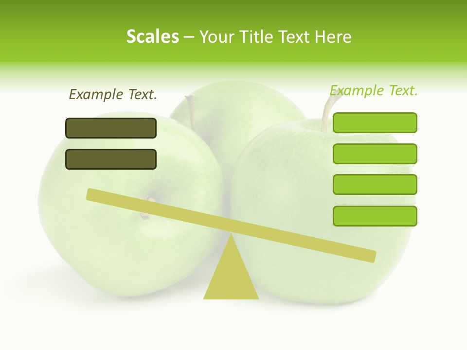 Row Isolated Three PowerPoint Template