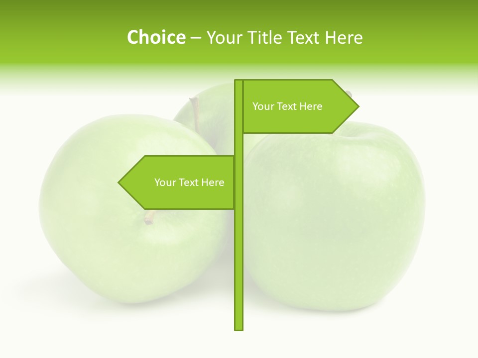 Row Isolated Three PowerPoint Template