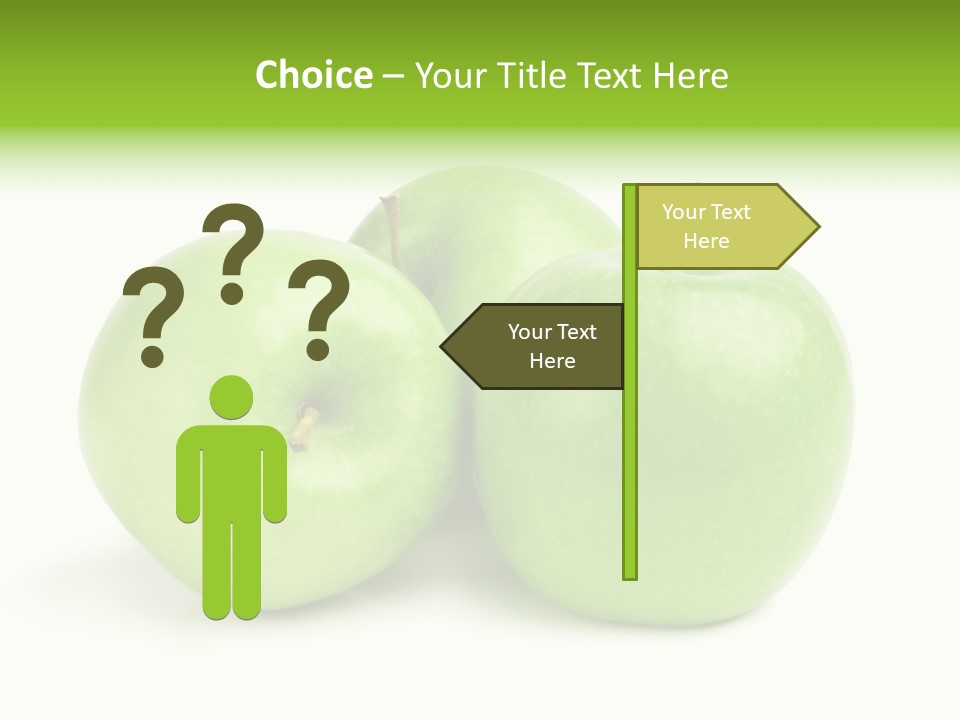 Row Isolated Three PowerPoint Template
