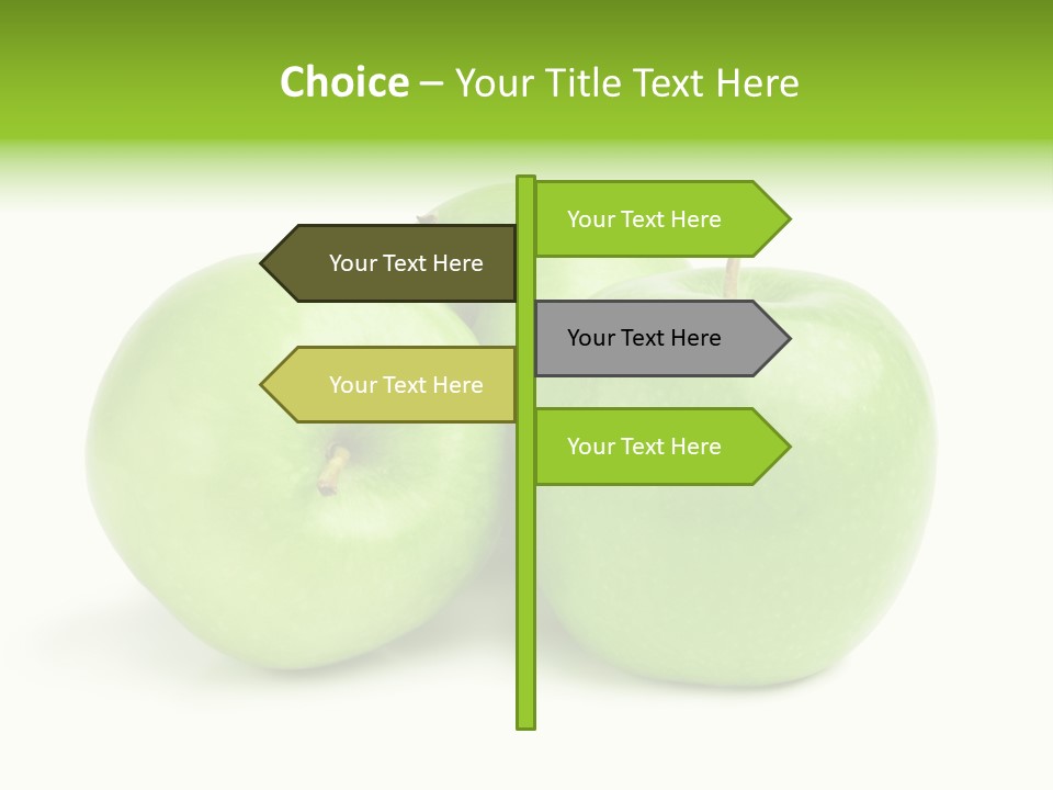 Row Isolated Three PowerPoint Template