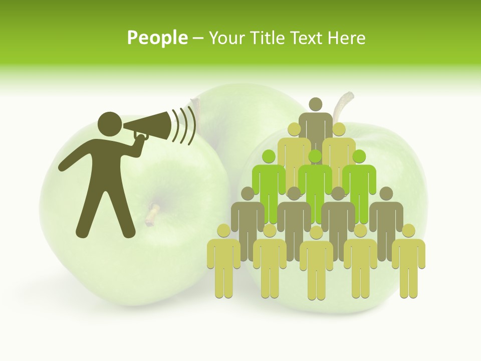 Row Isolated Three PowerPoint Template