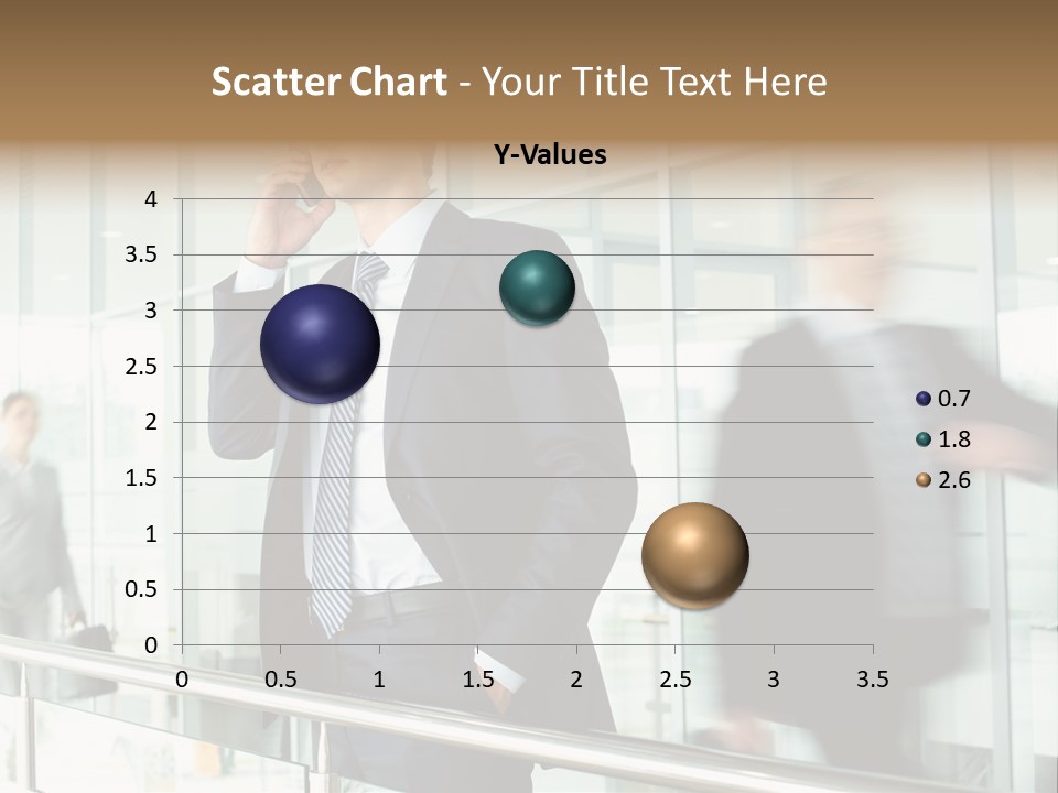 Caucasian People Associate PowerPoint Template