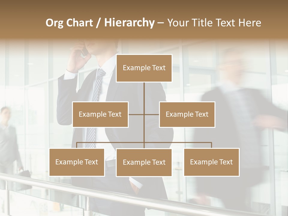 Caucasian People Associate PowerPoint Template