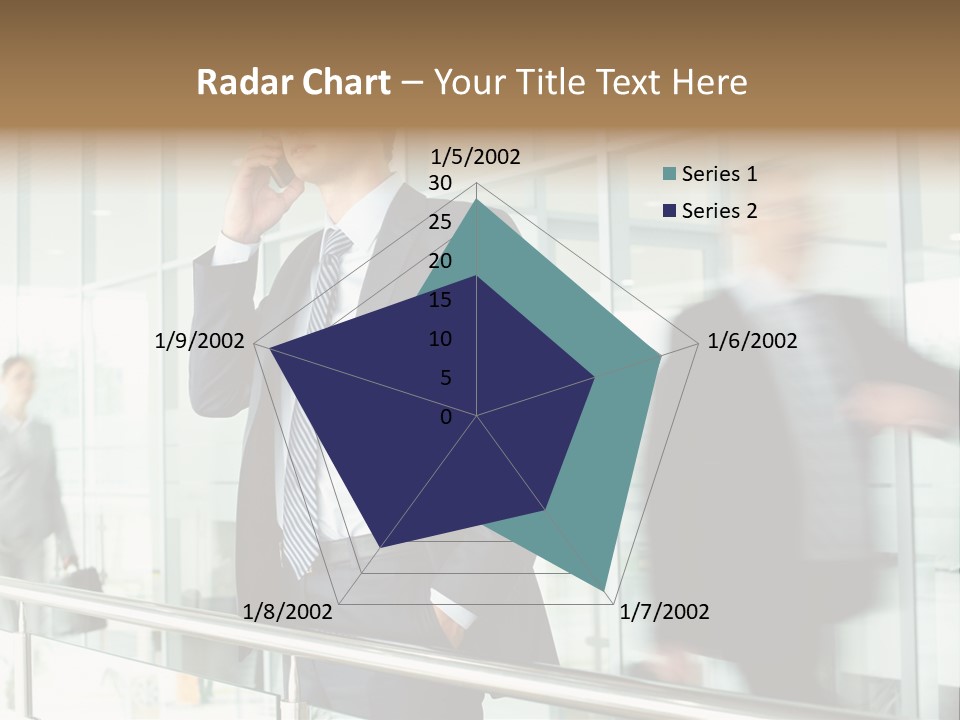 Caucasian People Associate PowerPoint Template