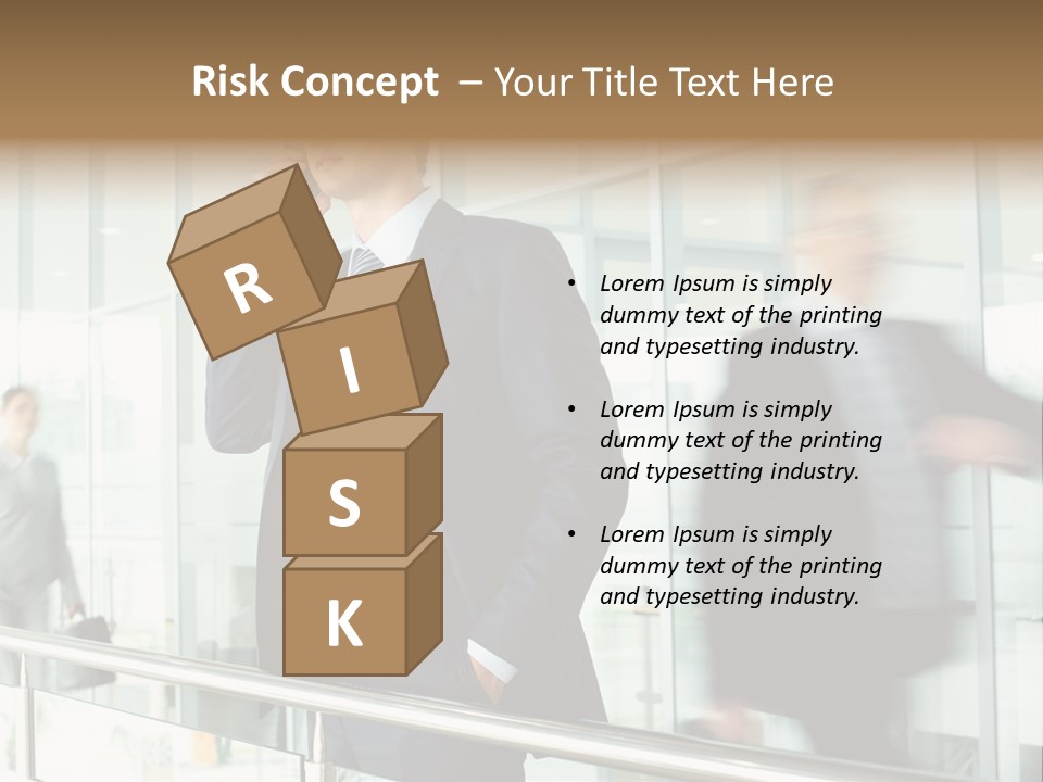 Caucasian People Associate PowerPoint Template