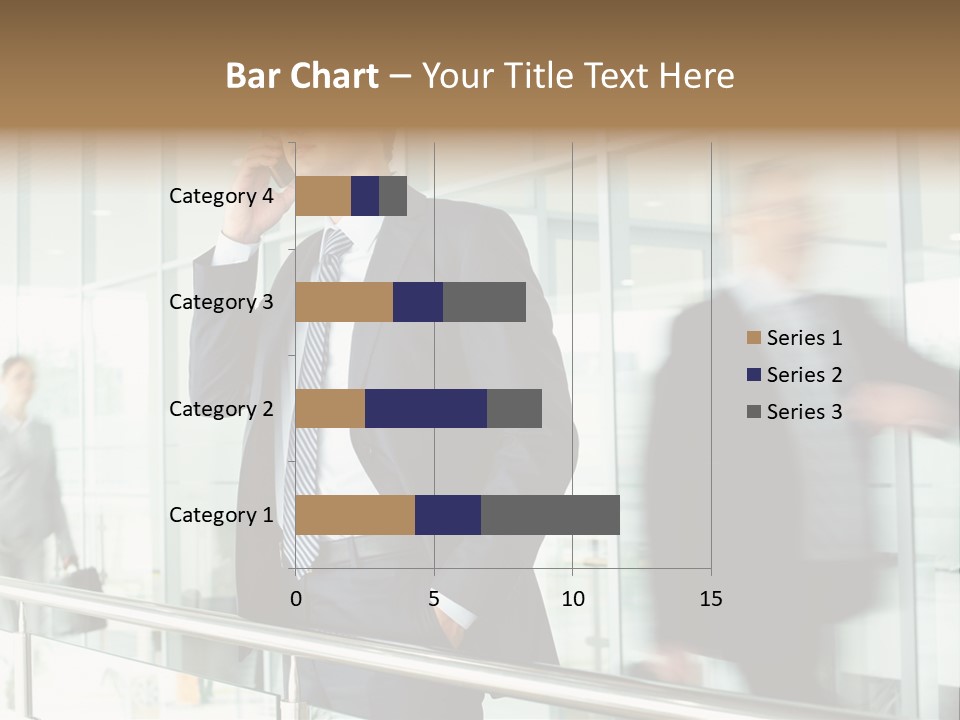 Caucasian People Associate PowerPoint Template