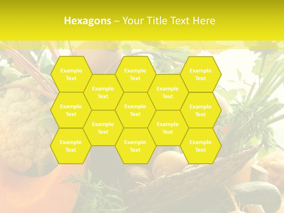 Basket Orange Herb PowerPoint Template