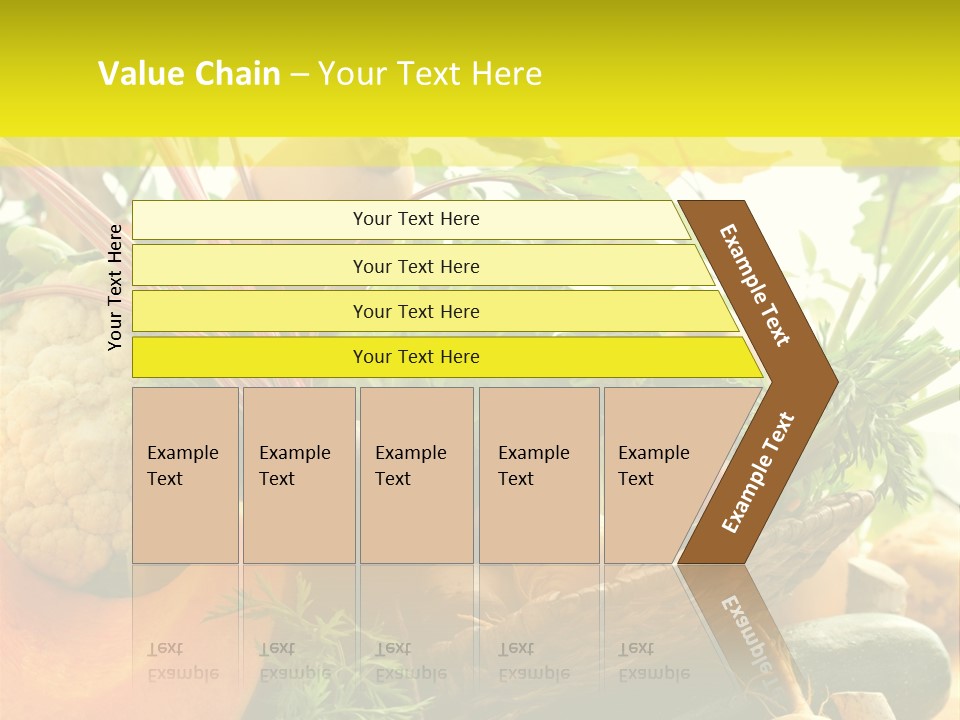 Basket Orange Herb PowerPoint Template