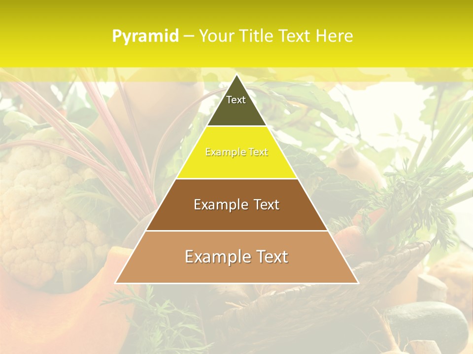 Basket Orange Herb PowerPoint Template