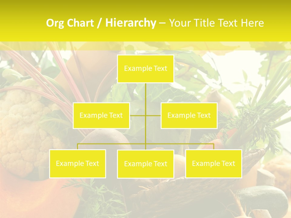Basket Orange Herb PowerPoint Template
