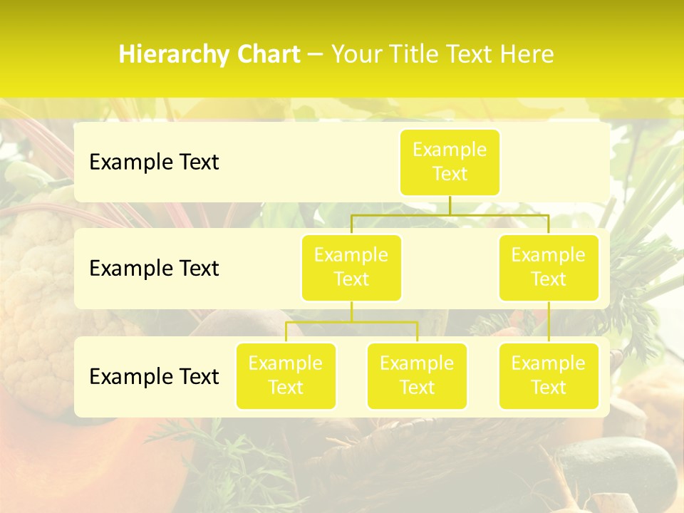 Basket Orange Herb PowerPoint Template