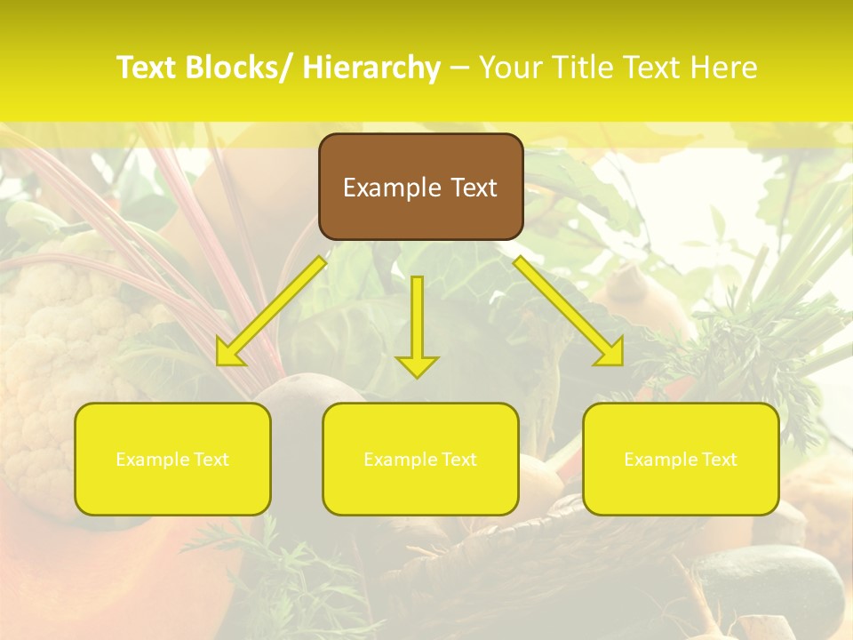 Basket Orange Herb PowerPoint Template