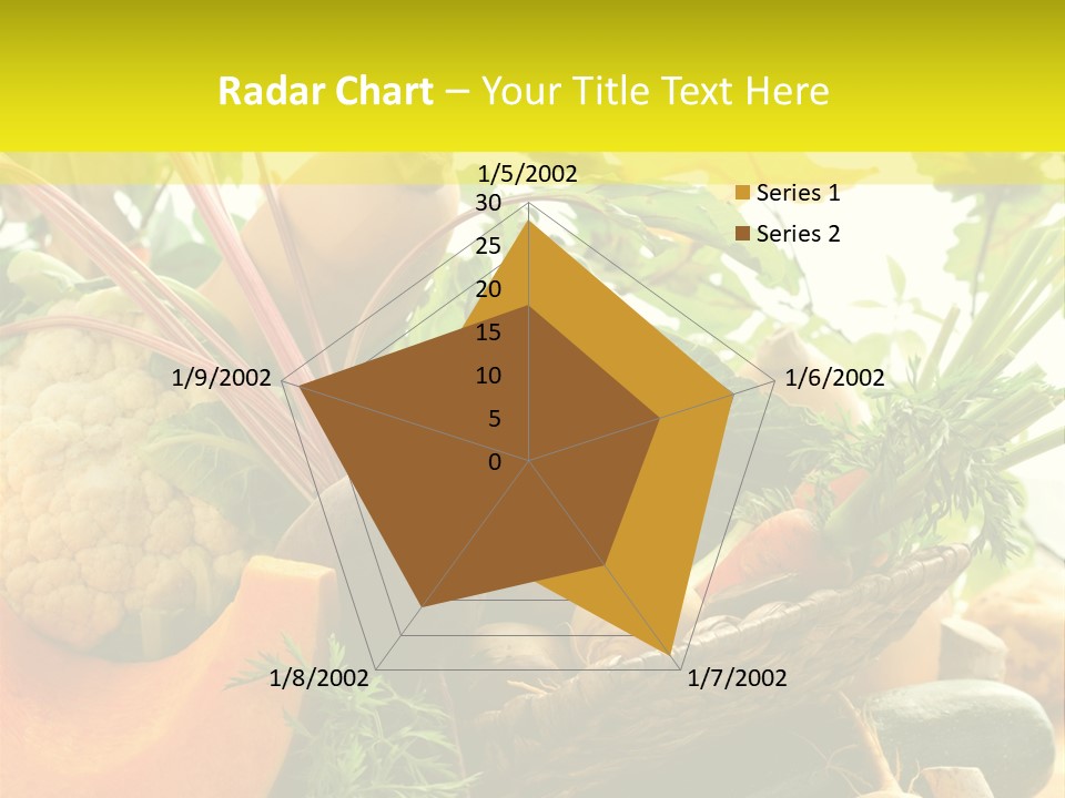 Basket Orange Herb PowerPoint Template