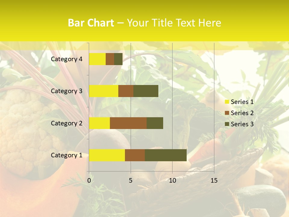 Basket Orange Herb PowerPoint Template
