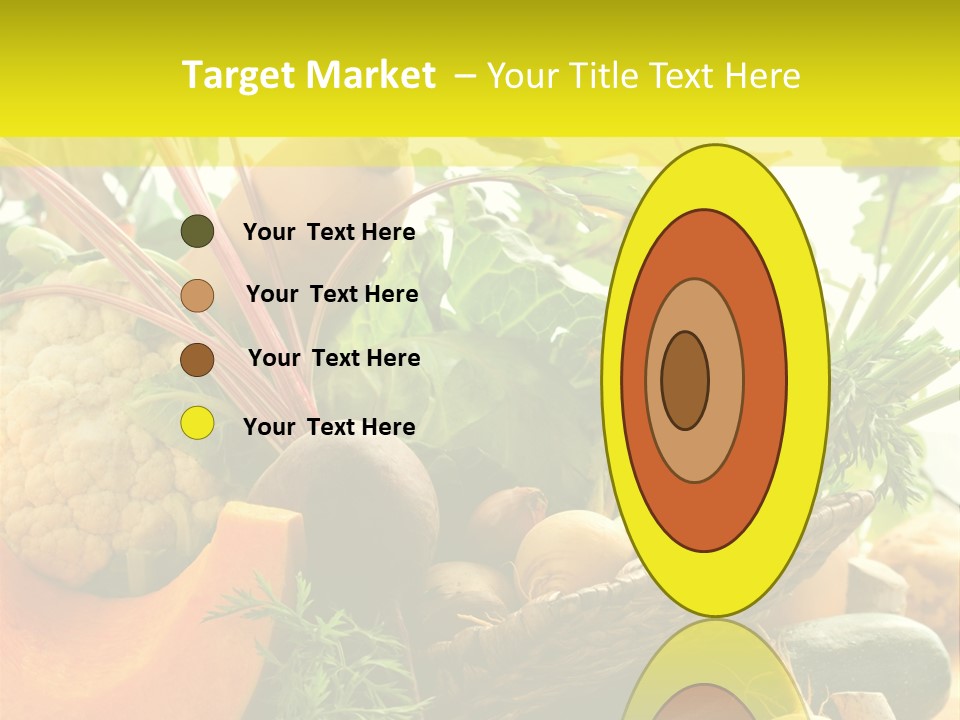 Basket Orange Herb PowerPoint Template