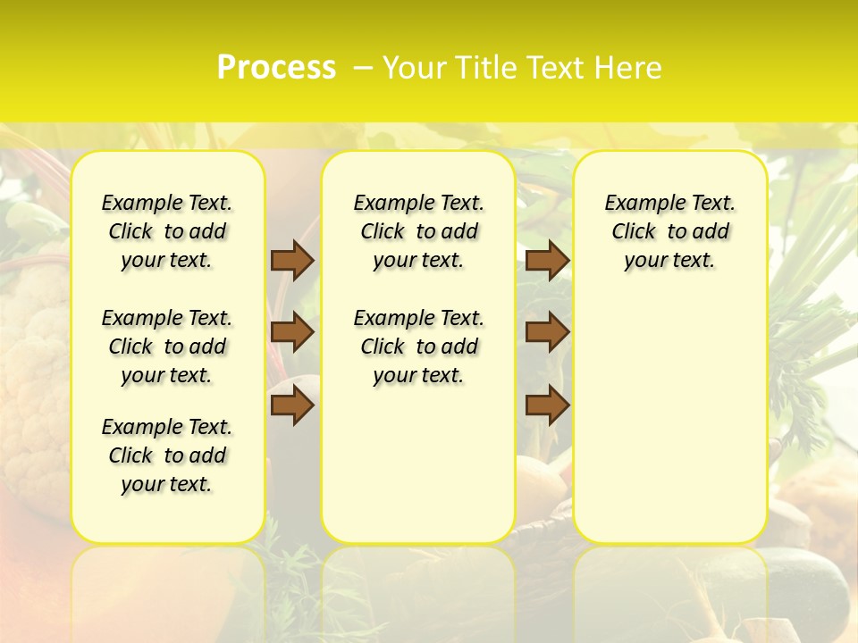 Basket Orange Herb PowerPoint Template
