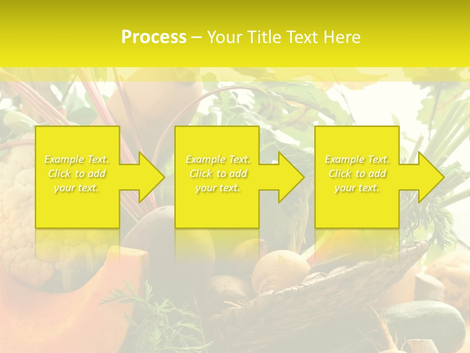 Basket Orange Herb PowerPoint Template
