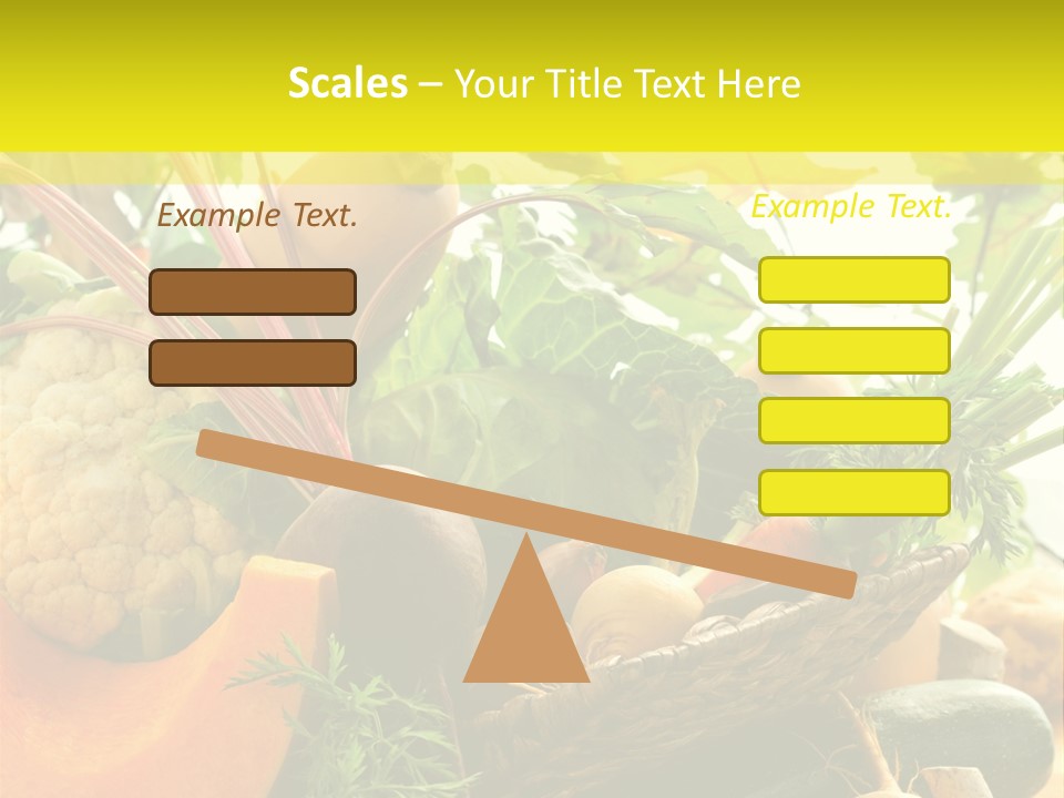Basket Orange Herb PowerPoint Template