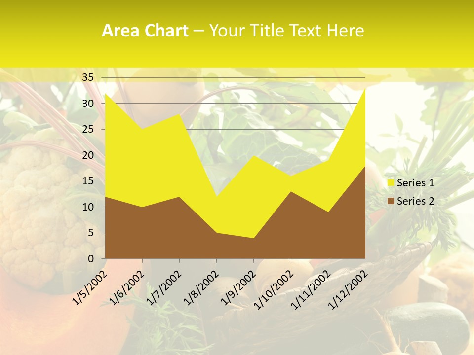 Basket Orange Herb PowerPoint Template