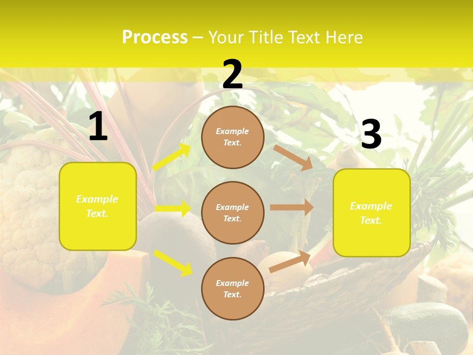 Basket Orange Herb PowerPoint Template