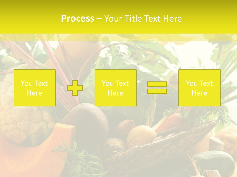 Basket Orange Herb PowerPoint Template