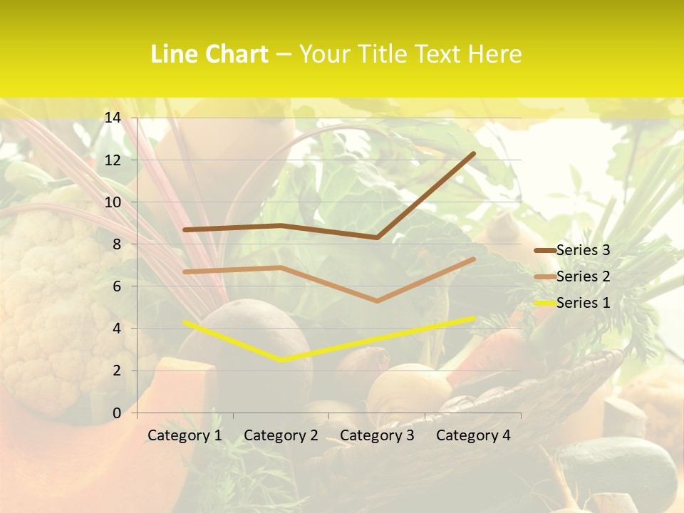 Basket Orange Herb PowerPoint Template