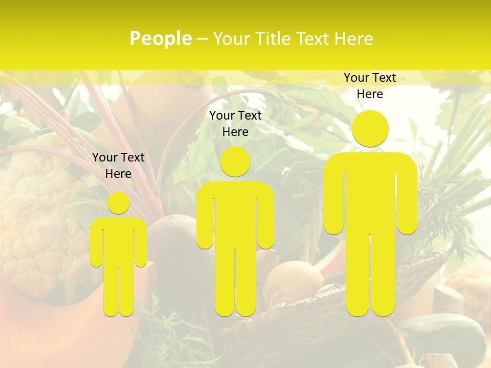 Basket Orange Herb PowerPoint Template