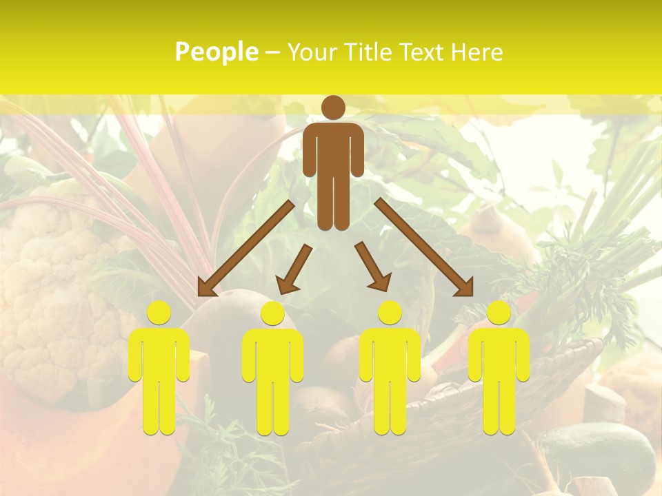 Basket Orange Herb PowerPoint Template