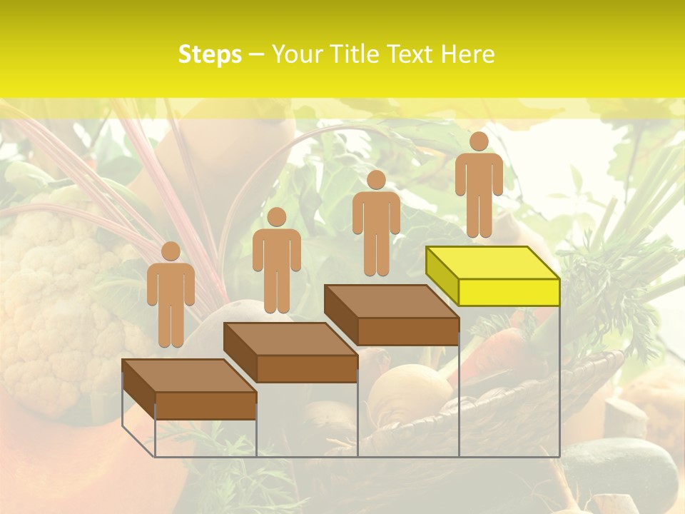 Basket Orange Herb PowerPoint Template