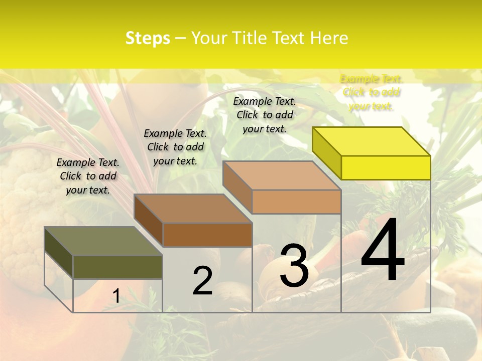 Basket Orange Herb PowerPoint Template