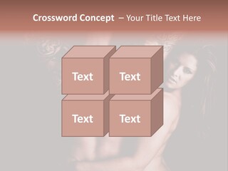 Shoulder Breasts Flirt PowerPoint Template