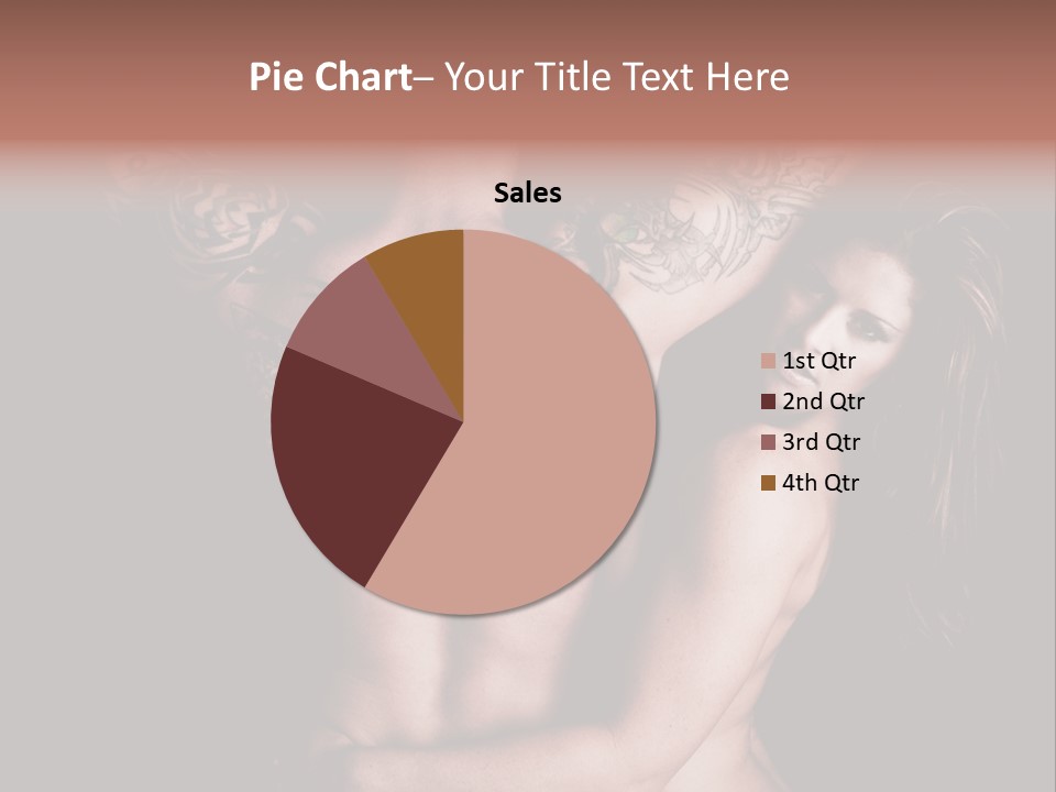 Shoulder Breasts Flirt PowerPoint Template