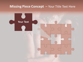 Shoulder Breasts Flirt PowerPoint Template