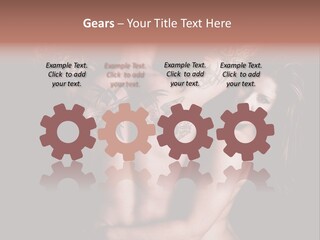 Shoulder Breasts Flirt PowerPoint Template