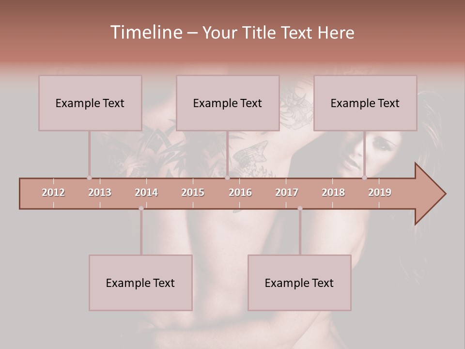 Shoulder Breasts Flirt PowerPoint Template