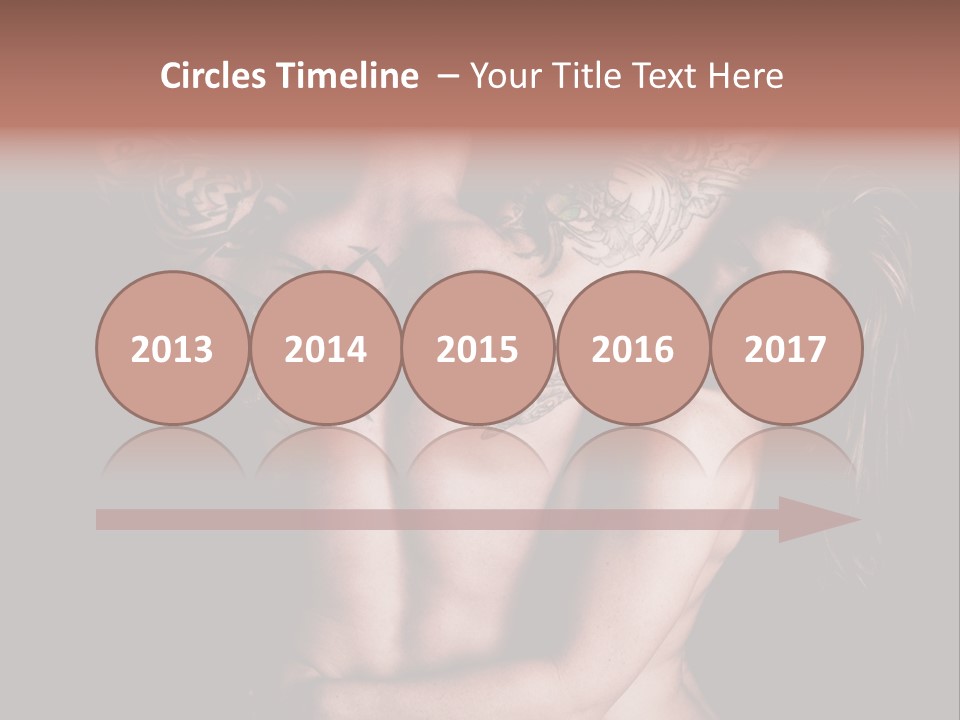 Shoulder Breasts Flirt PowerPoint Template