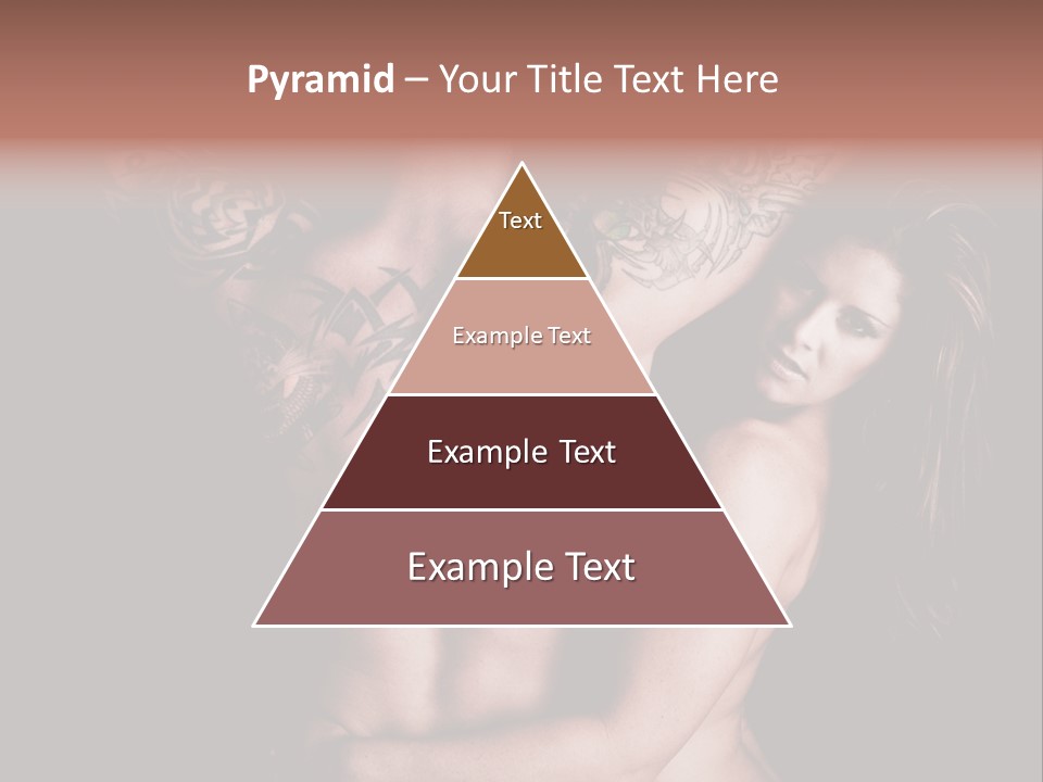 Shoulder Breasts Flirt PowerPoint Template