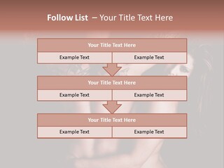 Shoulder Breasts Flirt PowerPoint Template