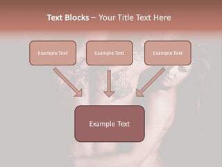 Shoulder Breasts Flirt PowerPoint Template