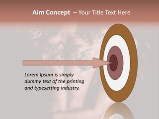 Shoulder Breasts Flirt PowerPoint Template