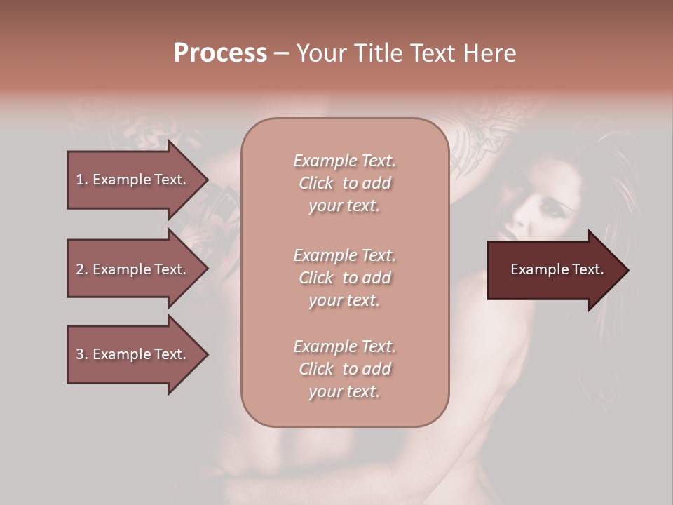 Shoulder Breasts Flirt PowerPoint Template